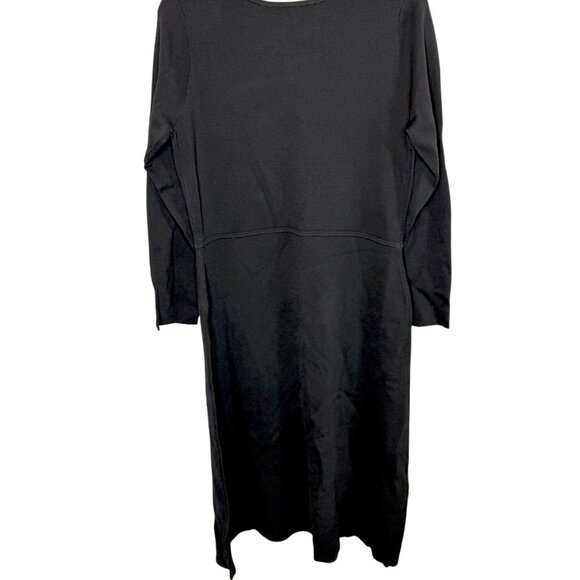HOBBS Black Rebecca Knit Midi Dress NWT - Size 12 - Picture 2 of 8